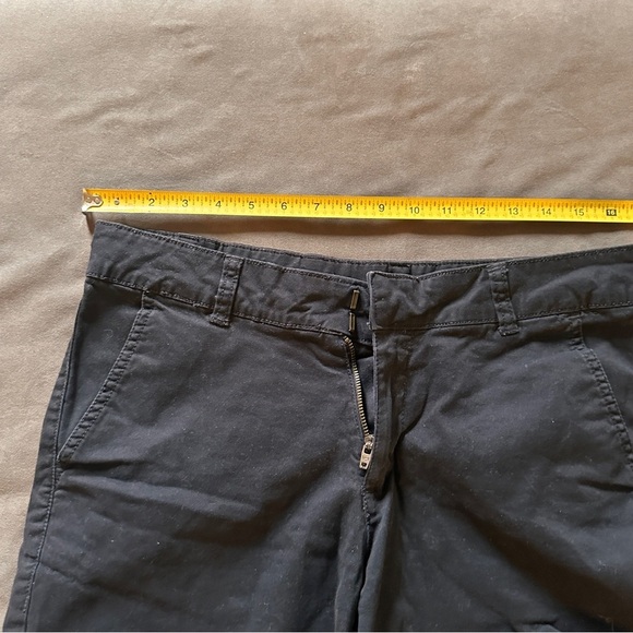 Sonoma Black Chino Shorts Stretch Cotton Casual Summer Size 8 Classic Pockets - Picture 7 of 9
